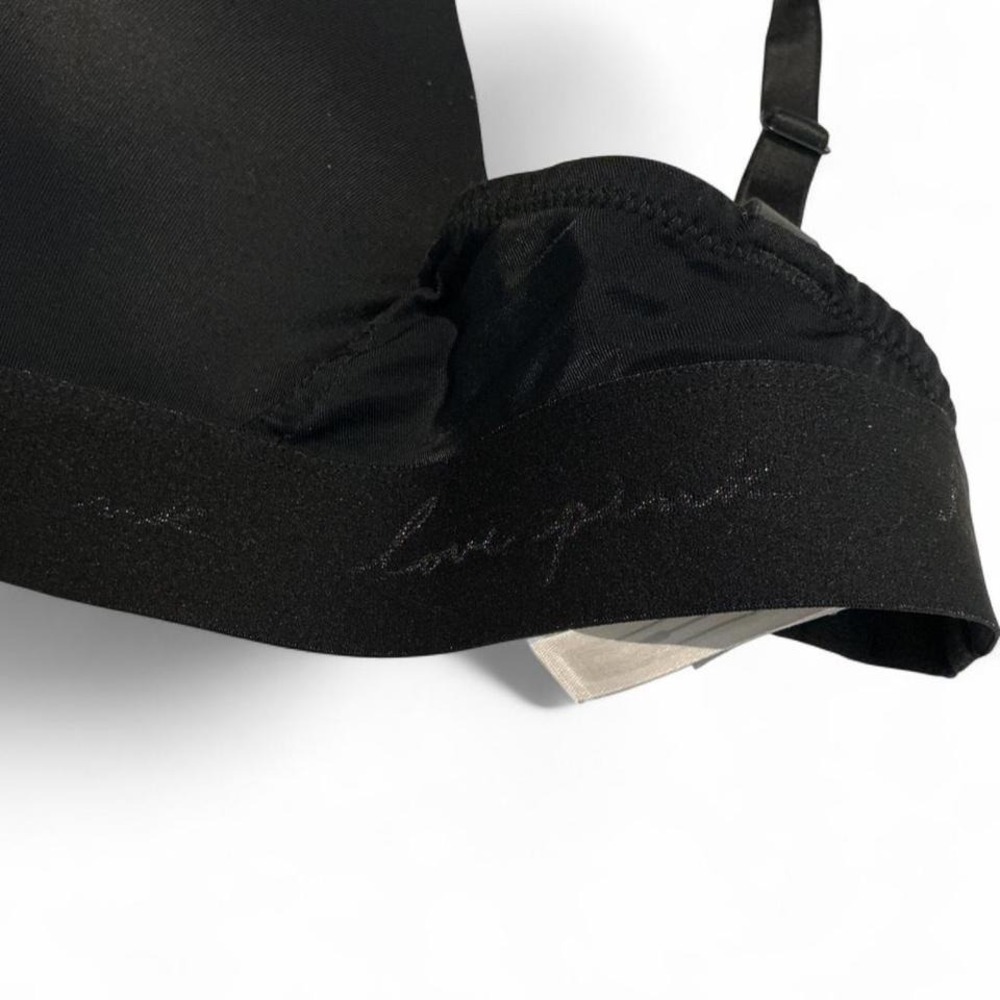 PINK Wireless Push Up Bra Women 36DD Black - Picture 4 of 8